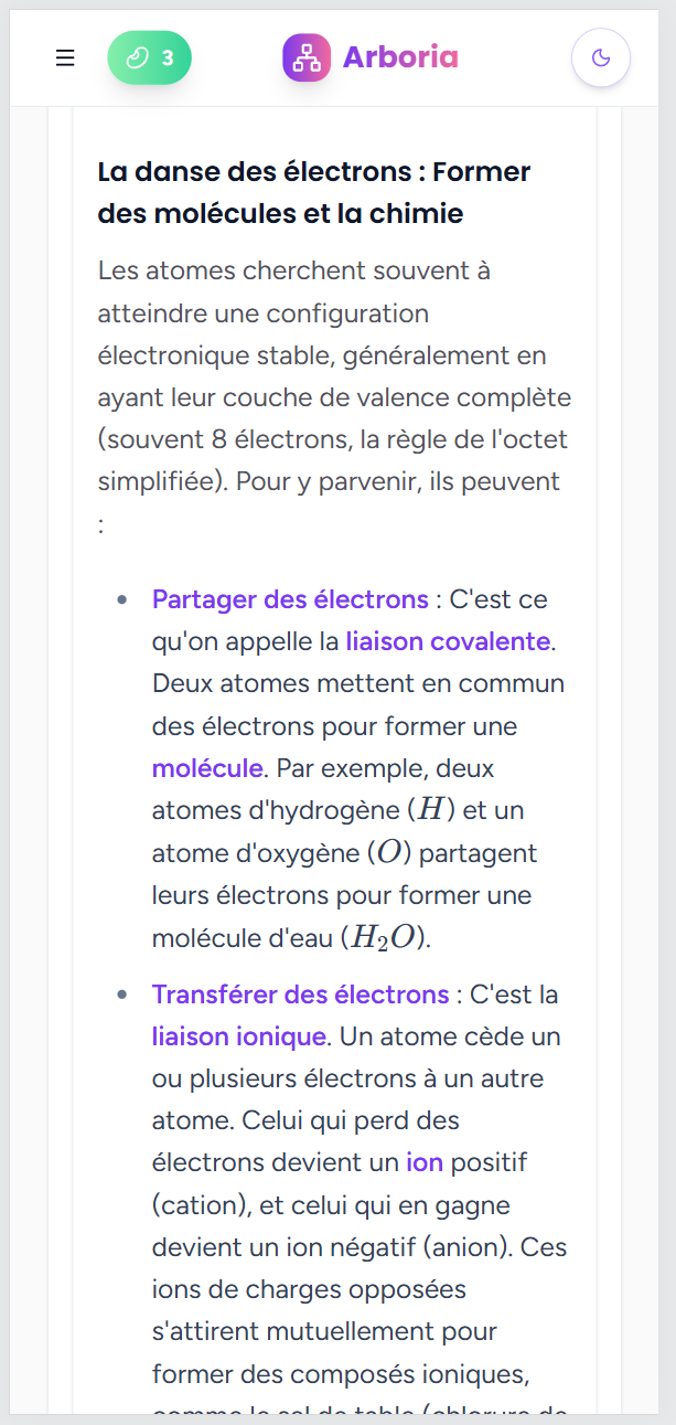 Arboria - Sheet Content